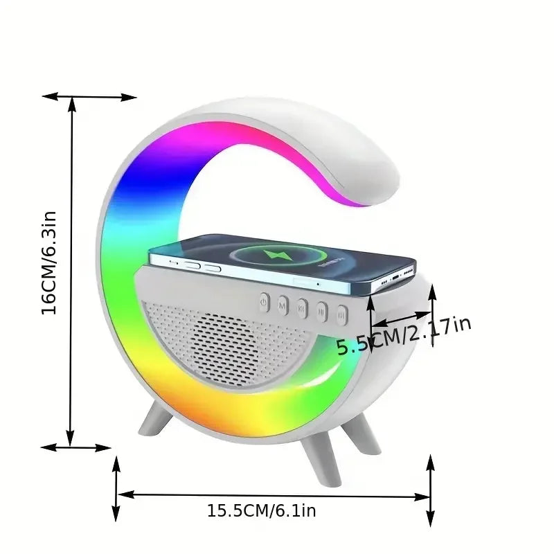 Carregador caixa e som e luminária RGB - Factor Store
